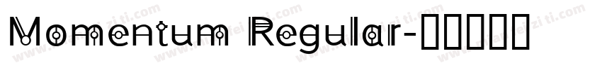 Momentum Regular字体转换